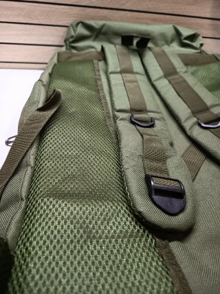 Mochila montaña 70L verde