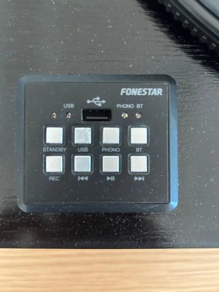 Tocadiscos Vintage FORESTAR Negro