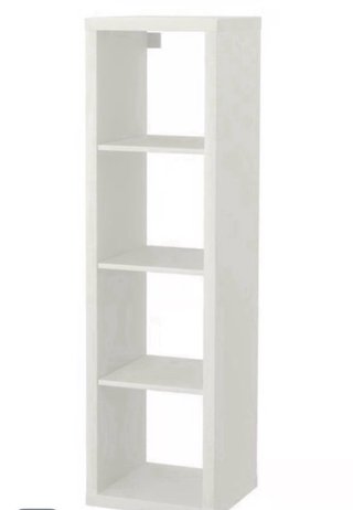 Estantería Kallax Ikea 4 baldas blanca
