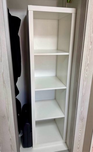 Estantería Kallax Ikea 4 baldas blanca