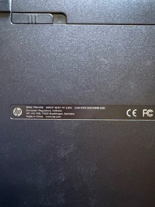 Portátil HP Pentium 8GB RAM 500GB