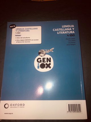 GENIOX LENGUA Y LITERATURA 1 BACHILLERATO