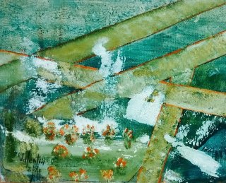 Óleo pequeño abstracto