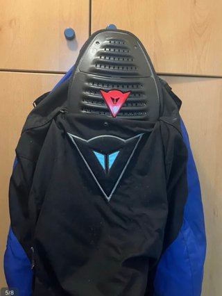 Chaqueta de Moto Dainese Negra y Azul