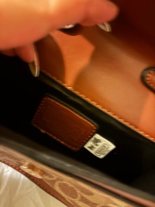Bolso Coach con cadena