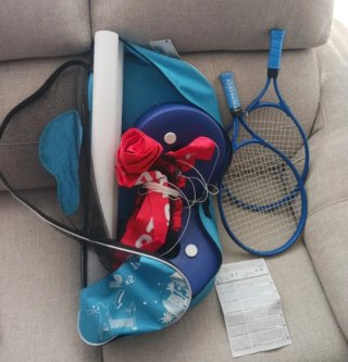 Set de raquetas de tenis con red marca ARTENGO