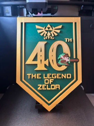 Logo The Legend of Zelda 40 Aniversario