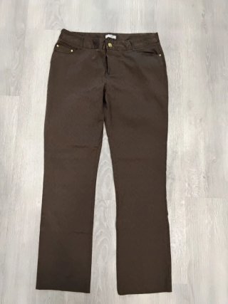 Pantalón Marrón Estampado Etnico