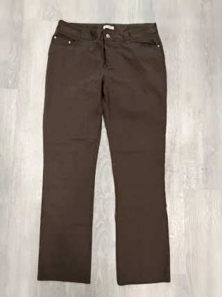 Pantalón Marrón Estampado Etnico