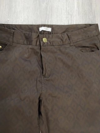 Pantalón Marrón Estampado Etnico