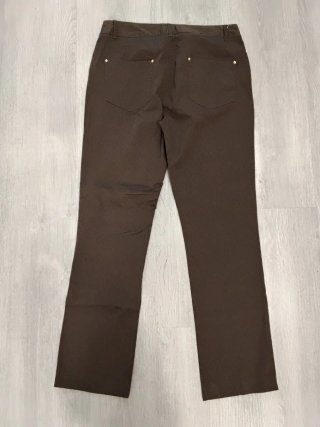 Pantalón Marrón Estampado Etnico