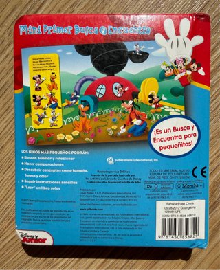 Lote de 2 libros infantiles de Disney Junior
