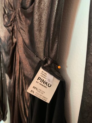 Vestito Pinko Grigio Taglia S