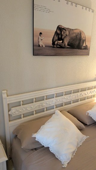 Cabezal de Cama de 160cm Blanco