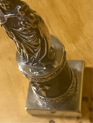 VIRGEN DEL PILAR. PLATA. VINTAGE