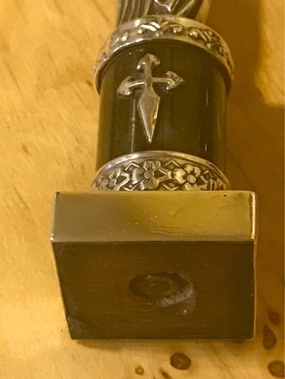 VIRGEN DEL PILAR. PLATA. VINTAGE