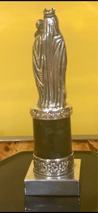 VIRGEN DEL PILAR. PLATA. VINTAGE