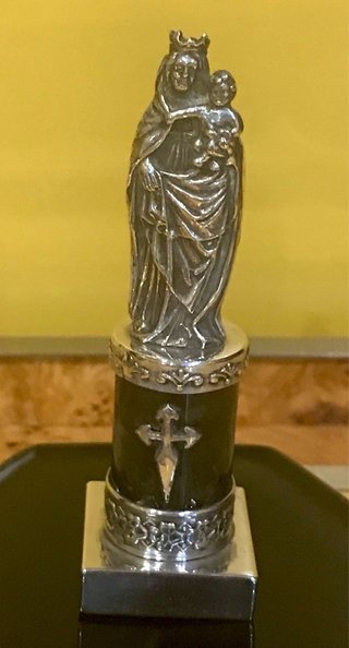 VIRGEN DEL PILAR. PLATA. VINTAGE