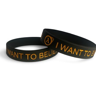 Pulsera i want to believe Silicona flexible de Alt