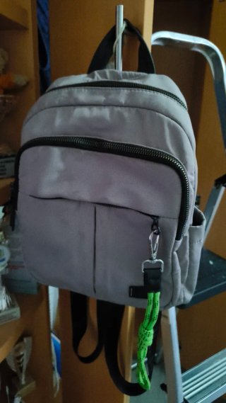 Bolso Mochila Gris