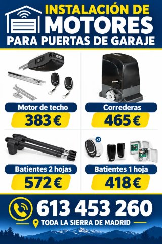 Puertas automáticas motores