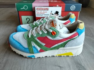 Zapatillas Diadora N9000 x Hasbro Monopoly