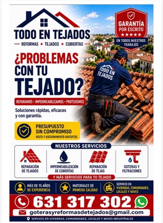 TODO EN TEJADOS Reparación y reforma de tejados