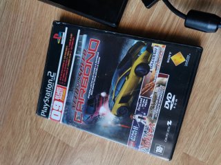 PlayStation 2 Slim Nera + Gioco Carbono