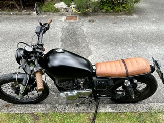 Yamaha SR250 brat restaurada 3559 km