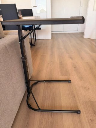 Mesa Auxiliar Plegable Negra