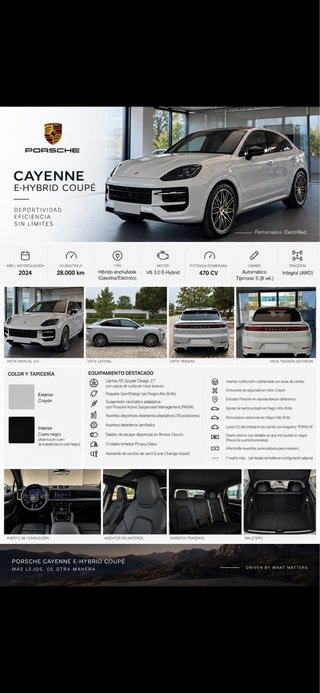 Porsche Cayenne coupe e-hybrid  2024