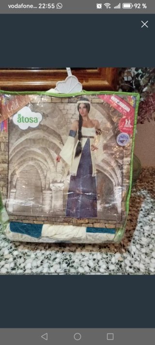 Disfraz Mujer Medieval Reina Cristiana carnaval