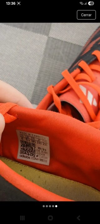 Botas fútbol Adidas Predator Tacos 38.5
