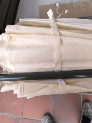 Sombrilla Jardín 180cm Beige  NUEVA