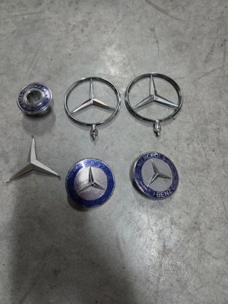 Lote 5 Logos Mercedes Escudo Insignia Anagrama