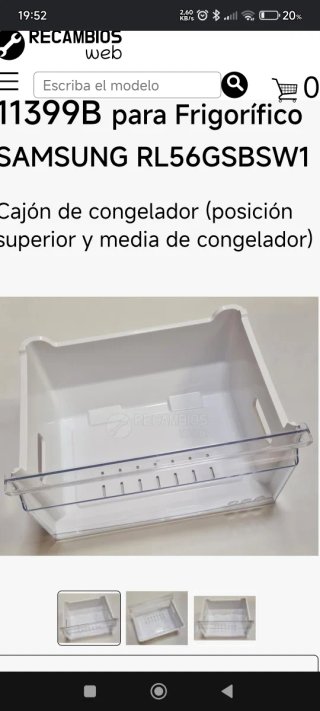 Repuesto Frigorífico Samsung RL56GSBSW1