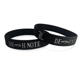 Pulsera death note  Silicona flexible de Alta Cali