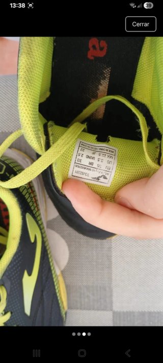 Botas de fútbol Joma Talla 35 Multitacos
