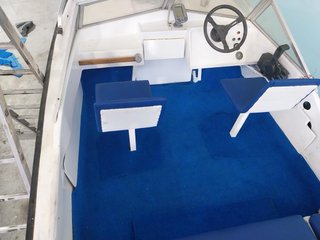 Barco 4.70m proa cerrada 40cv 2T