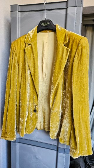 Chaqueta Terciopelo Mostaza Talla M