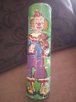 Caleidoscopio antiguo payaso