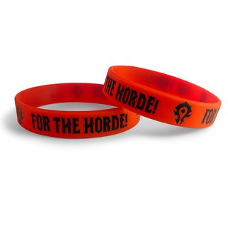 Pulsera for the horde Silicona flexible de Alta Ca