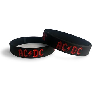 Pulsera acdc Silicona flexible de Alta Calidad