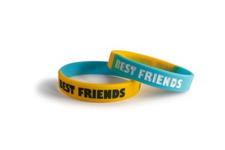 Pulsera best friends Silicona flexible de Alta Cal
