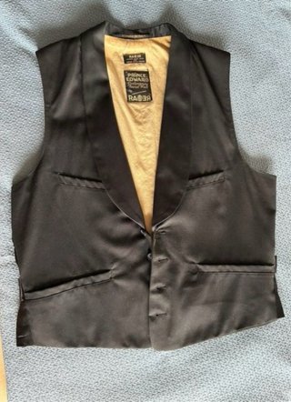 Chaleco Rock & Roll Negro Talla L