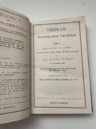 Místicos Franciscanos Españoles T. I (BAC 1948)