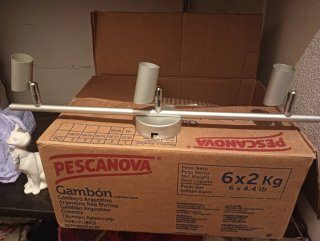 Lámpara de pared con tres focos