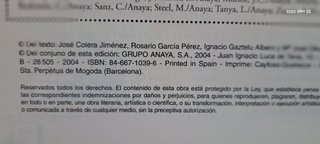 Matematicas, 3o ESO. Anaya. 2004
