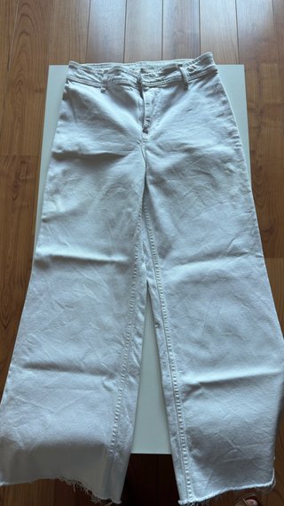 Vaqueros Blancos de Corte Recto