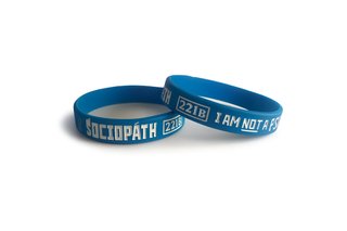 Pulsera sociopath Silicona flexible de Alta Calida